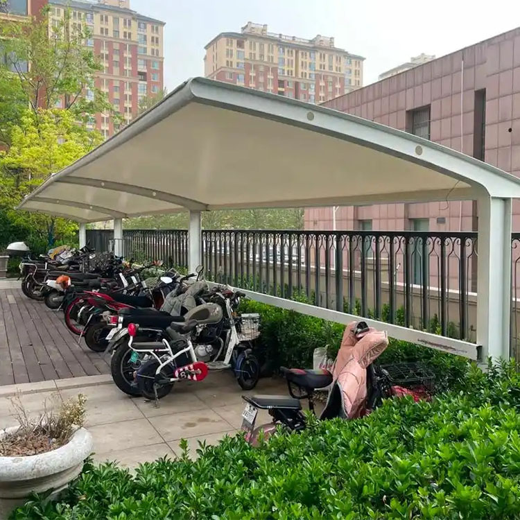 海兴县膜结构电动车棚